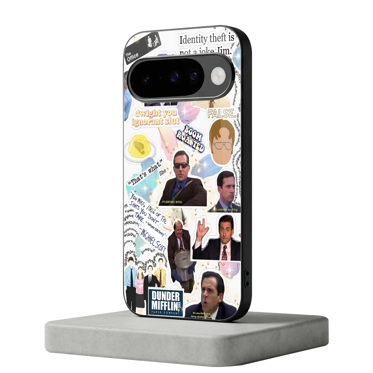 Office Mix google pixel 10 mobile cover | shockproof glass phone case