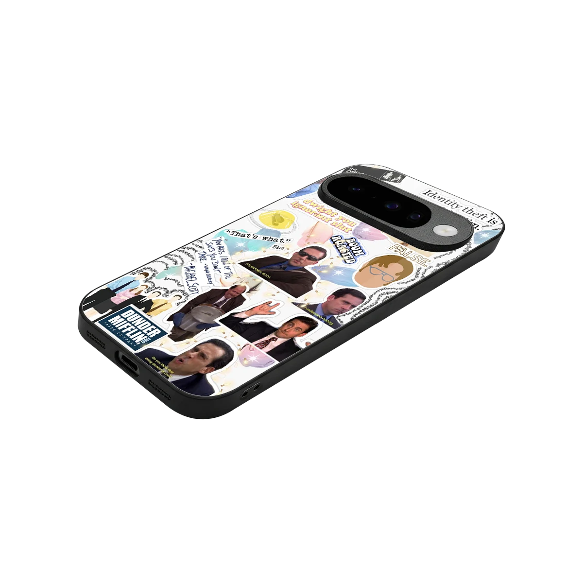 Office Mix stylish phone case for google pixel 10 | glossy glass and slim fit
