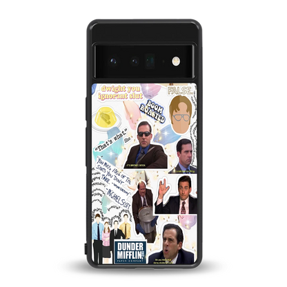 Office Mix back phone cover | glass case for google pixel 6 pro