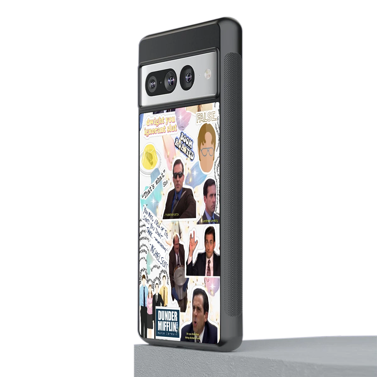 Office Mix stylish phone case for google pixel 7 pro | glossy glass and slim fit