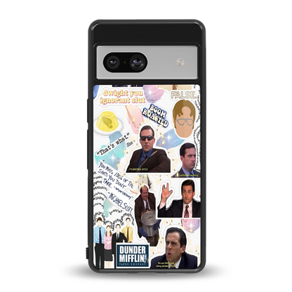 Office Mix back phone cover | glass case for google pixel 7a