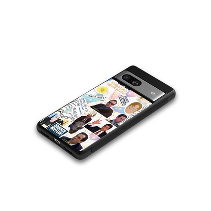 Office Mix google pixel 7a mobile cover | shockproof glass phone case