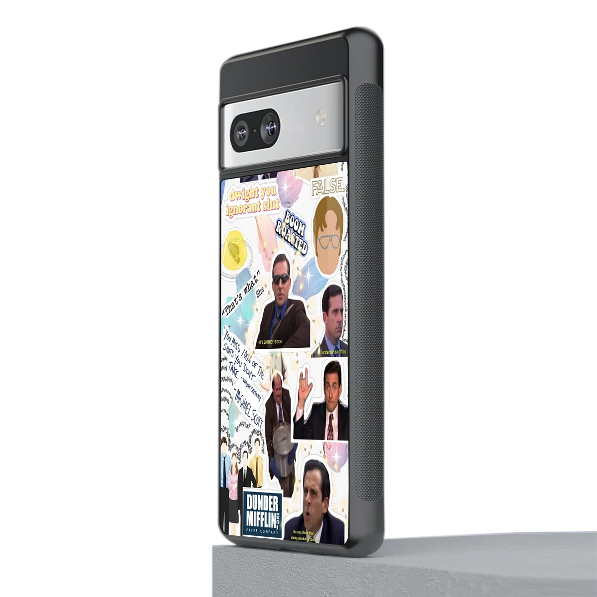 Office Mix stylish phone case for google pixel 7 | glossy glass and slim fit