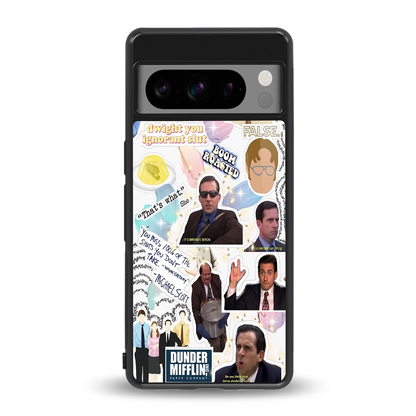 Office Mix back phone cover | glass case for google pixel 8 pro