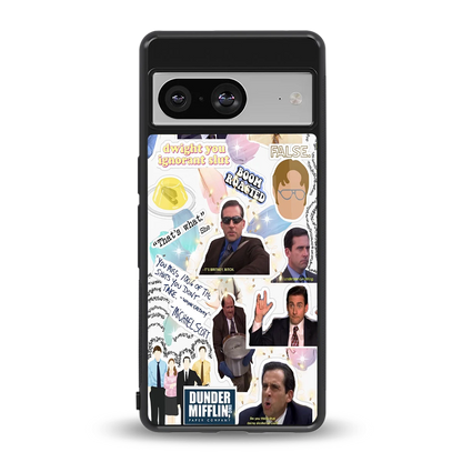 Office Mix back phone cover | glass case for google pixel 8
