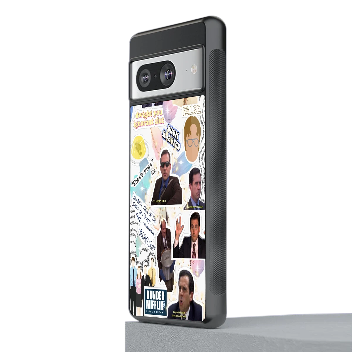 Office Mix stylish phone case for google pixel 8 | glossy glass and slim fit