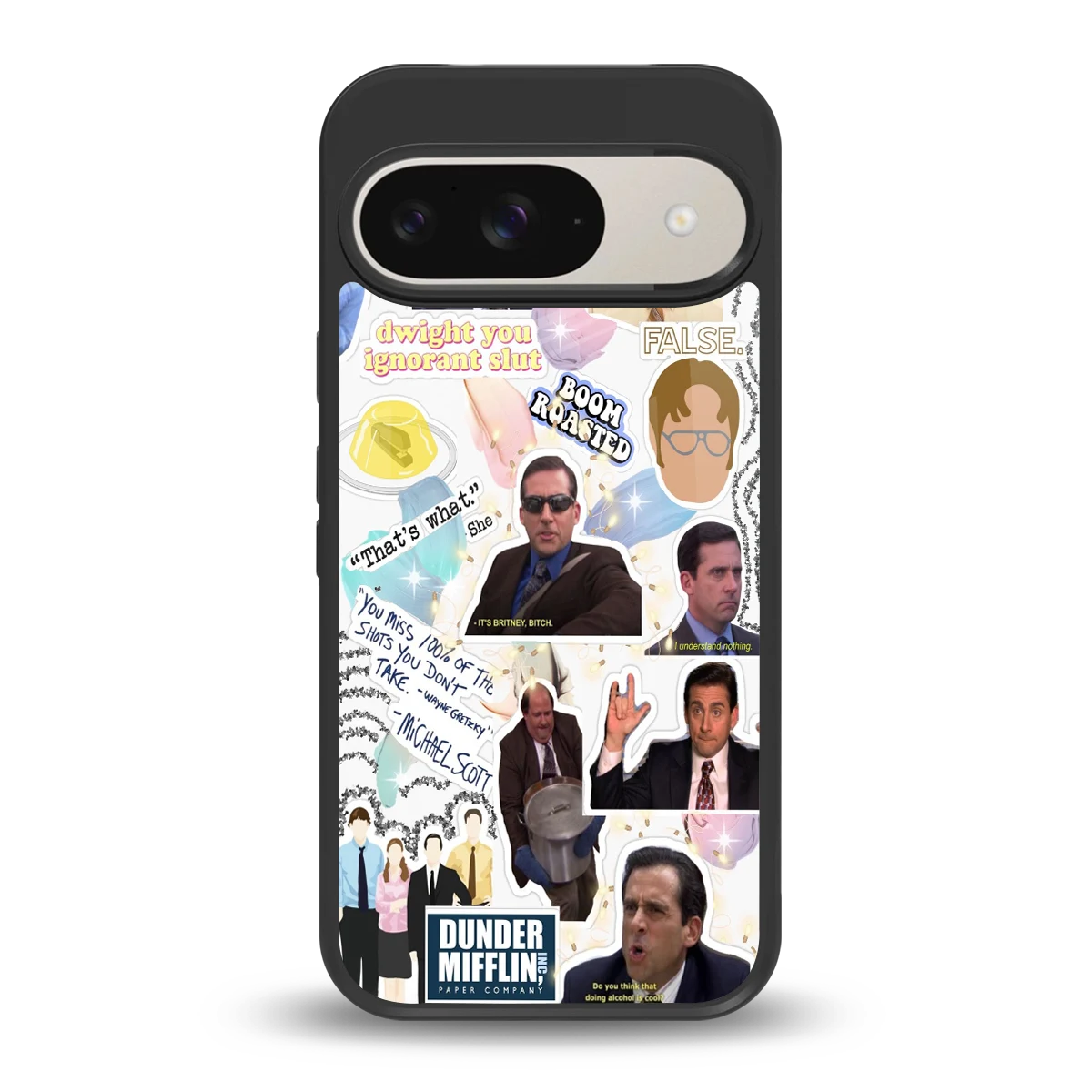 Office Mix back phone cover | glass case for google pixel 9