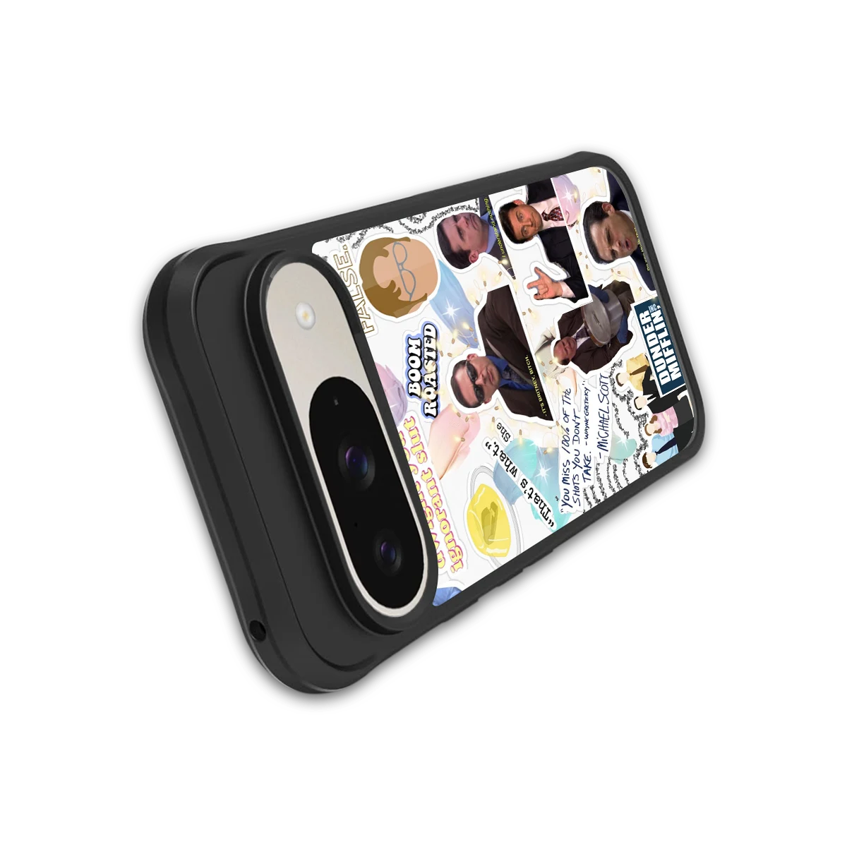 Office Mix stylish phone case for google pixel 9 | glossy glass and slim fit