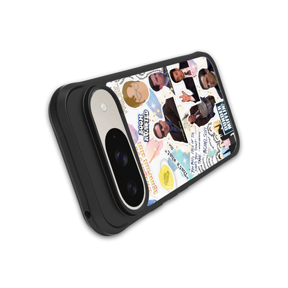 Office Mix stylish phone case for google pixel 9 | glossy glass and slim fit