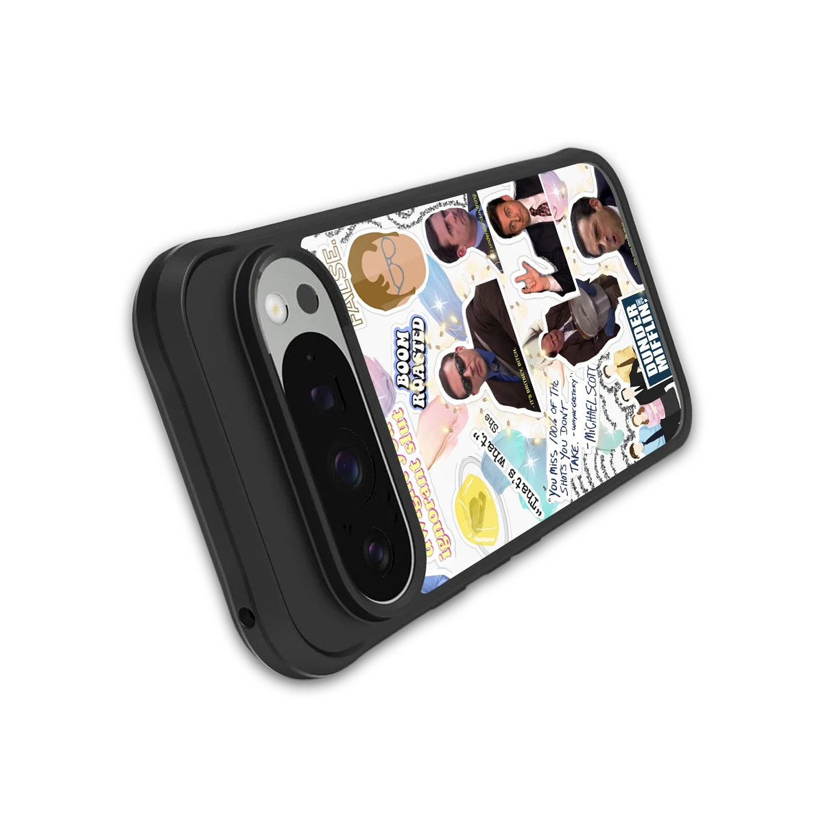 Office Mix stylish phone case for google pixel 9 pro xl | glossy glass and slim fit