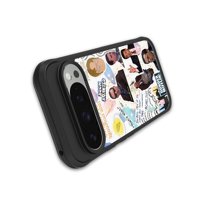 Office Mix stylish phone case for google pixel 9 pro xl | glossy glass and slim fit