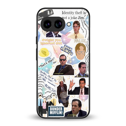 Office Mix back phone cover | glass case for google pixel 10a
