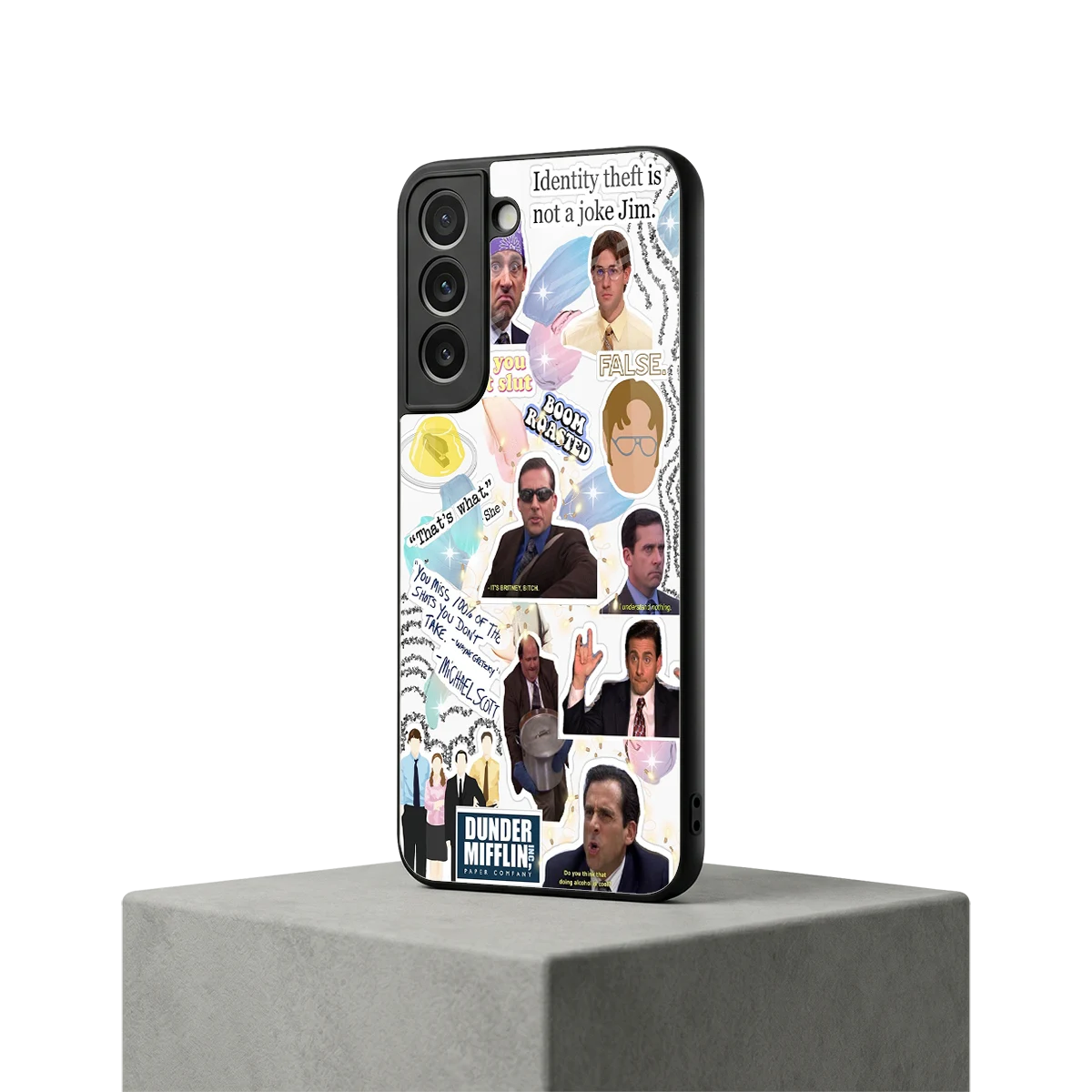 Office Mix samsung galaxy s22 mobile cover | shockproof glass phone case