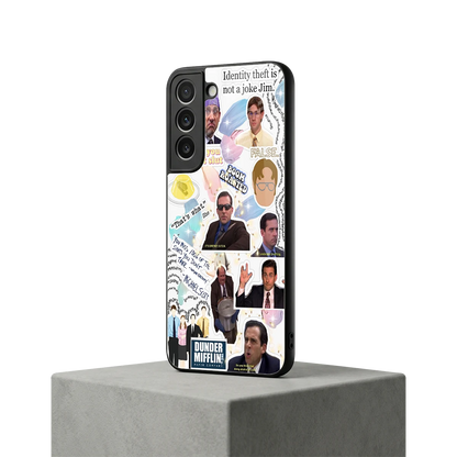 Office Mix samsung galaxy s22 mobile cover | shockproof glass phone case