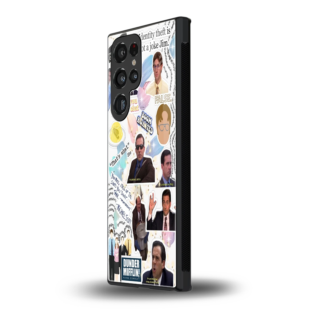 Office Mix samsung galaxy s24 ultra mobile cover | shockproof glass phone case
