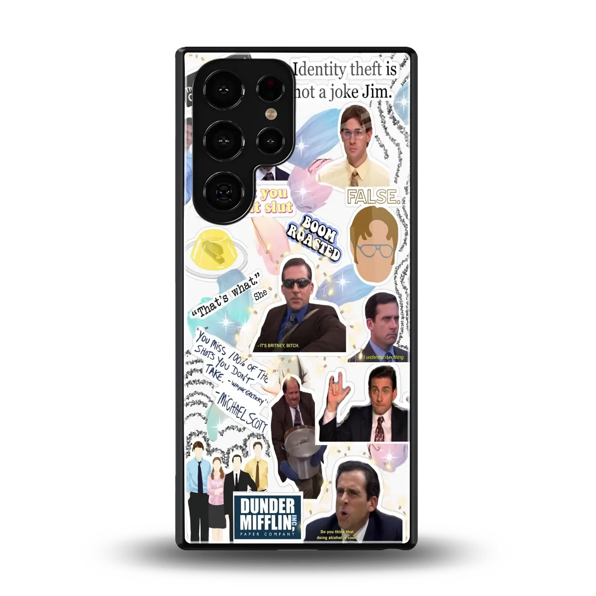 Office Mix back phone cover | glass case for samsung galaxy s26 ultra