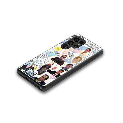 Office Mix stylish phone case for samsung galaxy s25 ultra | glossy glass and slim fit
