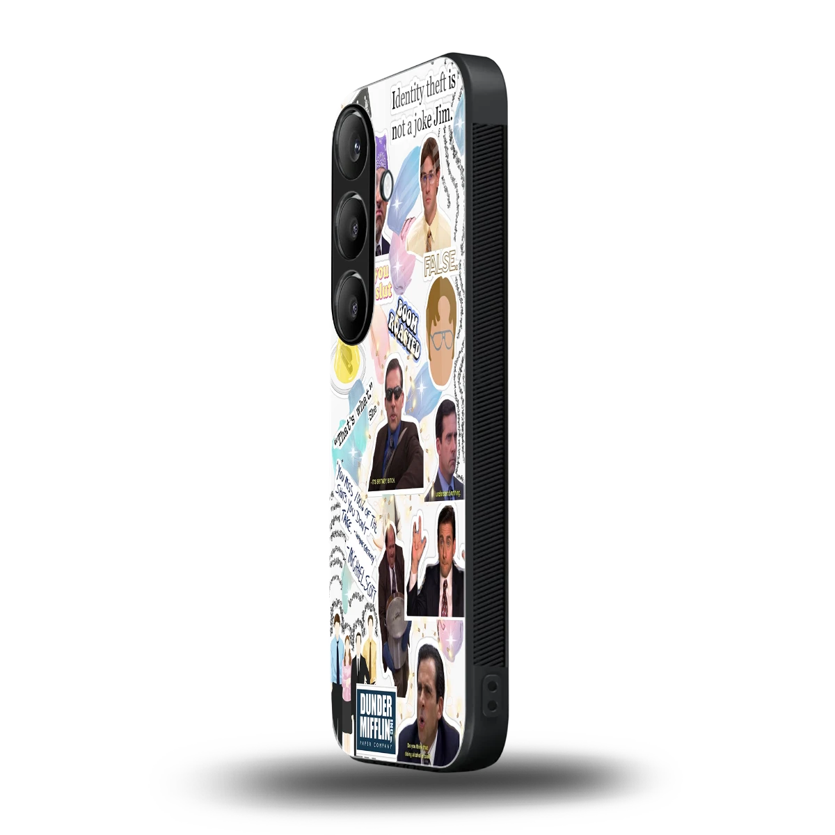 Office Mix samsung galaxy s23 fe mobile cover | shockproof glass phone case