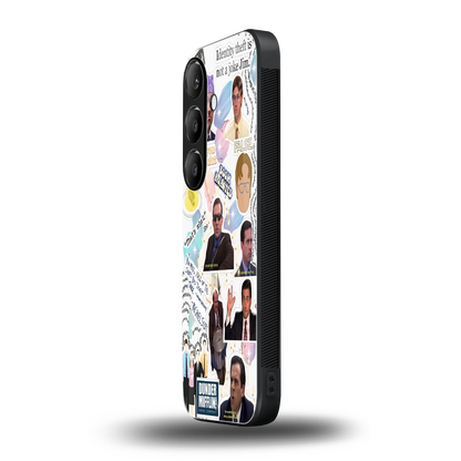 Office Mix samsung galaxy s24 mobile cover | shockproof glass phone case