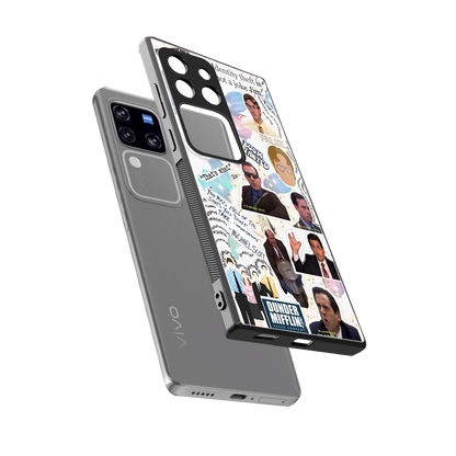 Office Mix sleekvivo v30 pro cover with tempered glass back and TPU edges