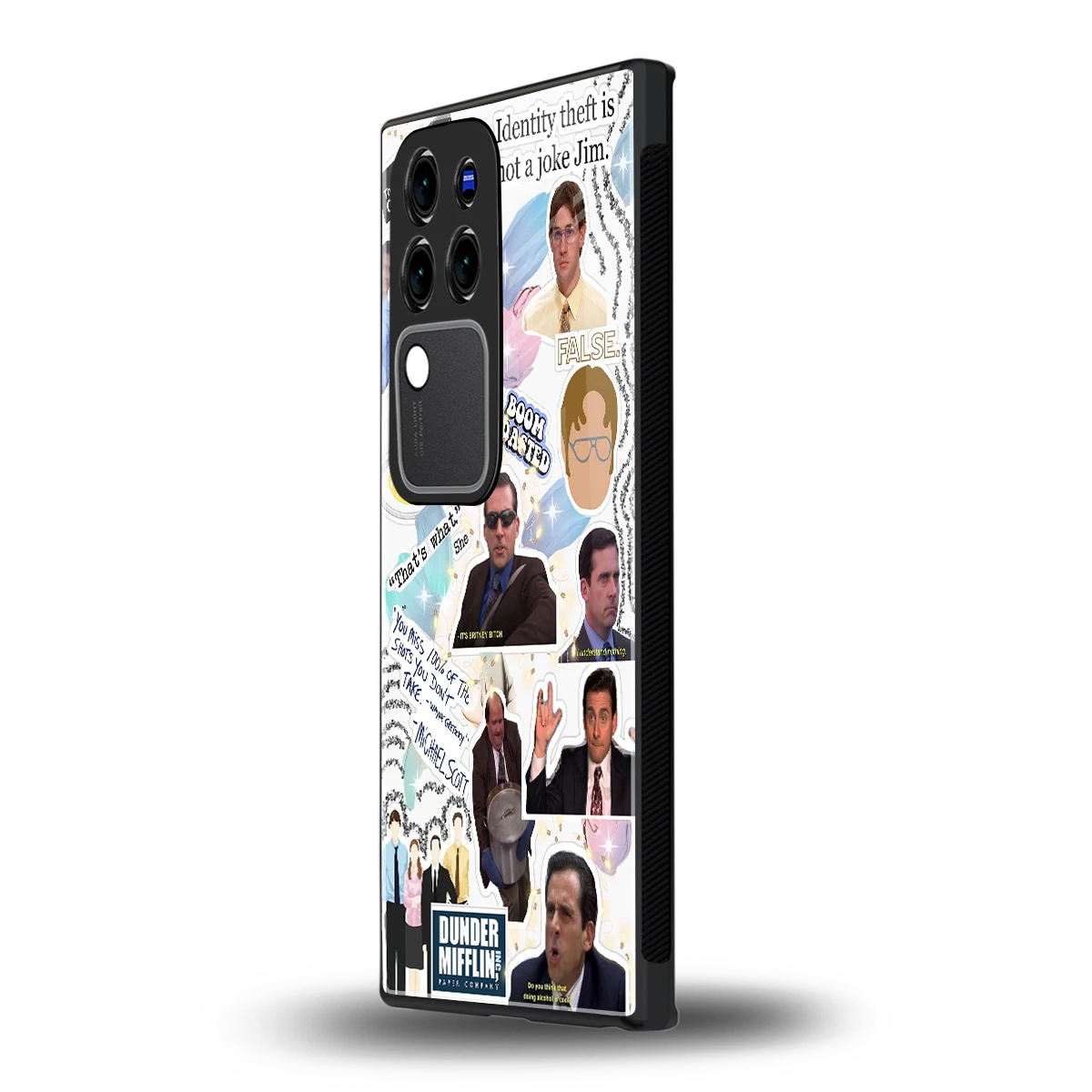 Office Mixvivo v30 pro mobile cover | shockproof glass phone case