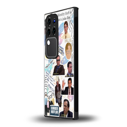 Office Mixvivo v30 pro mobile cover | shockproof glass phone case