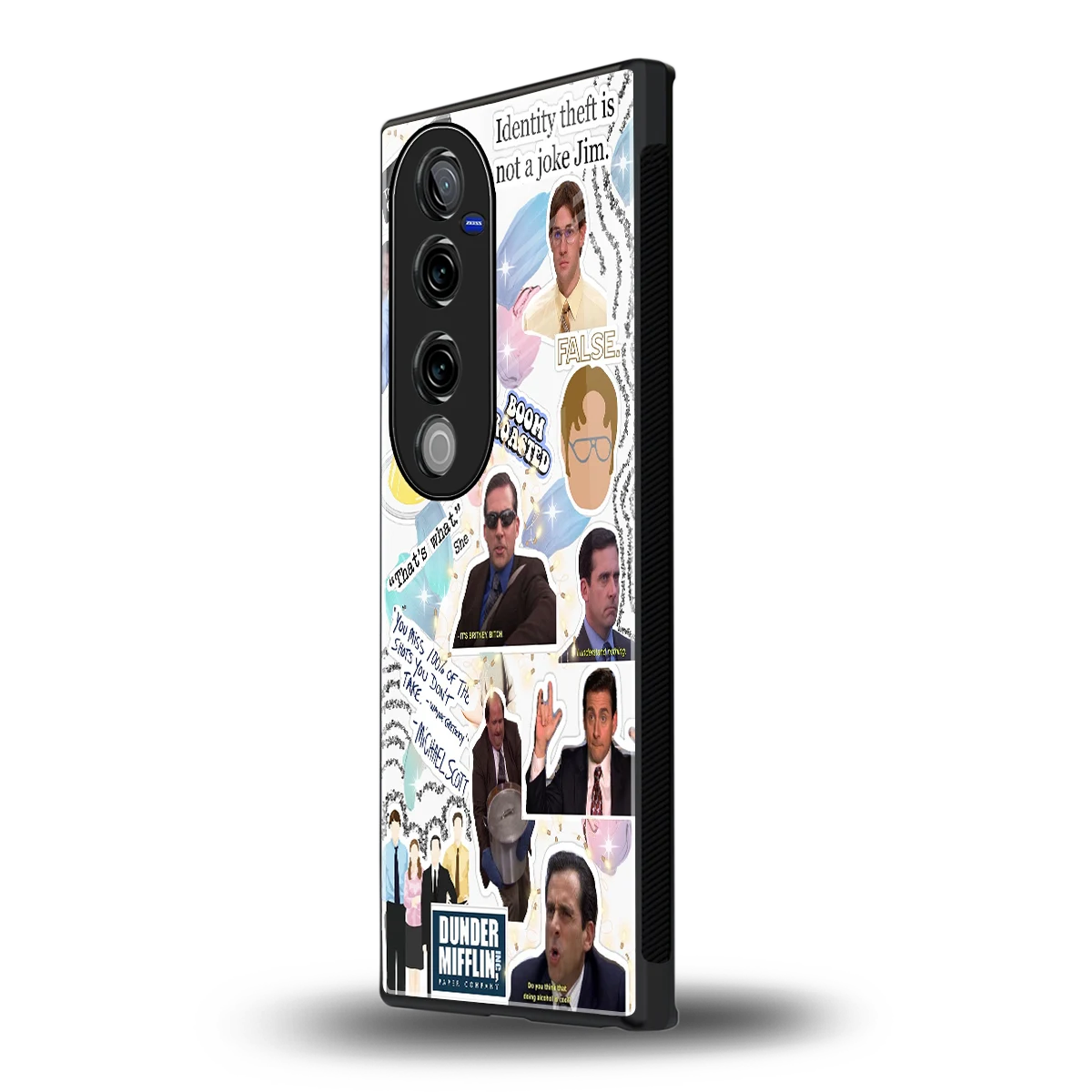 Office Mix vivo v40 pro mobile cover | shockproof glass phone case