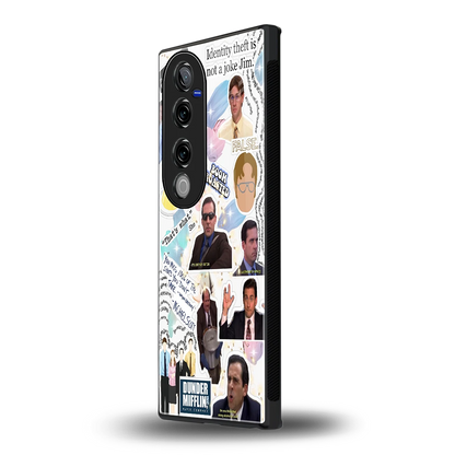 Office Mix vivo v40 pro mobile cover | shockproof glass phone case