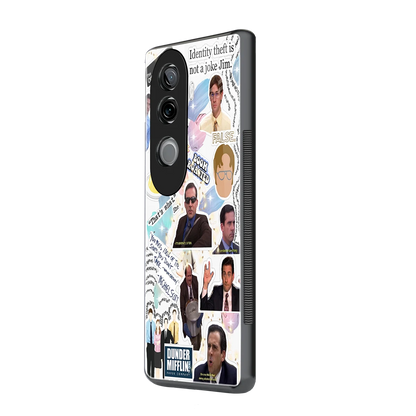 Office Mix vivo v40e mobile cover | shockproof glass phone case
