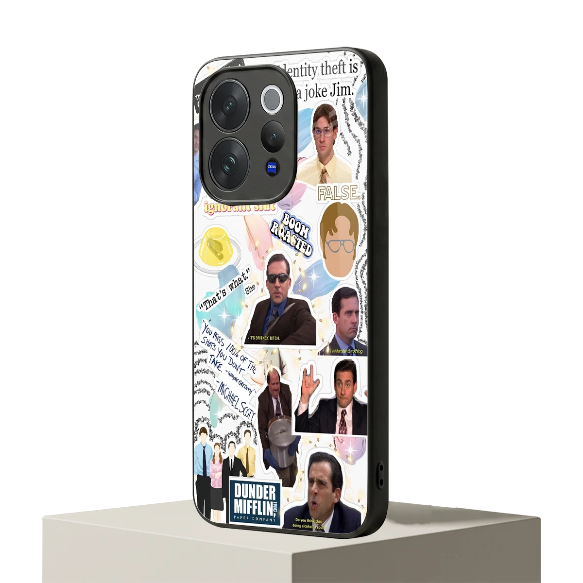 Office Mix vivo v70 mobile cover | shockproof glass phone case