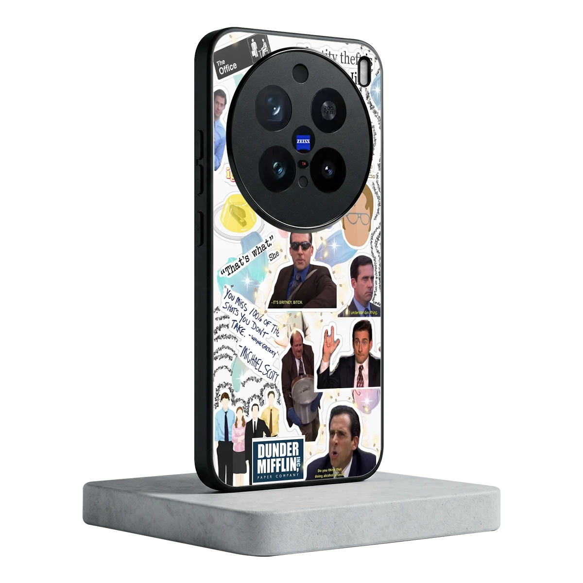 Office Mix vivo x200 pro mobile cover | shockproof glass phone case