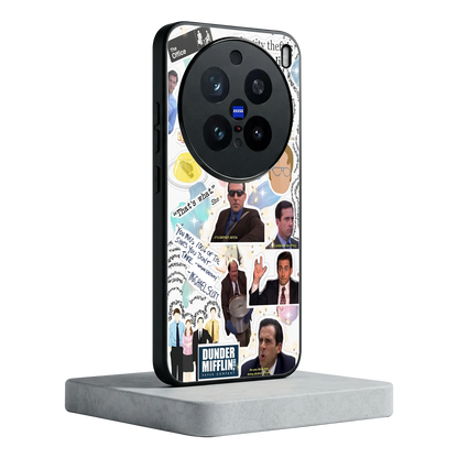 Office Mix vivo x200 pro mobile cover | shockproof glass phone case