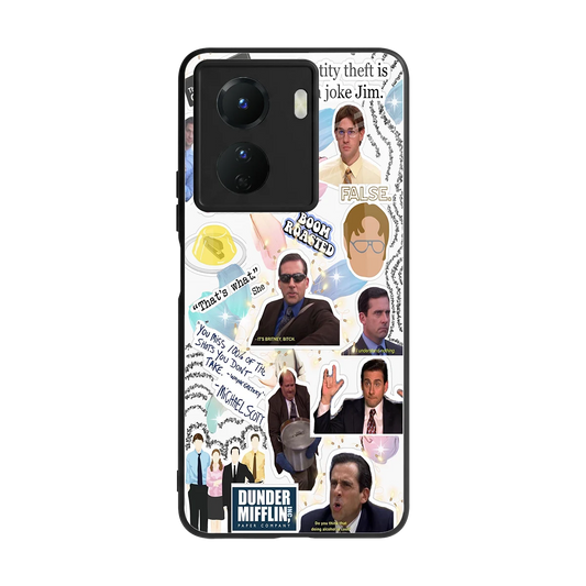 Office Mix back phone cover | glass case for vivo y16