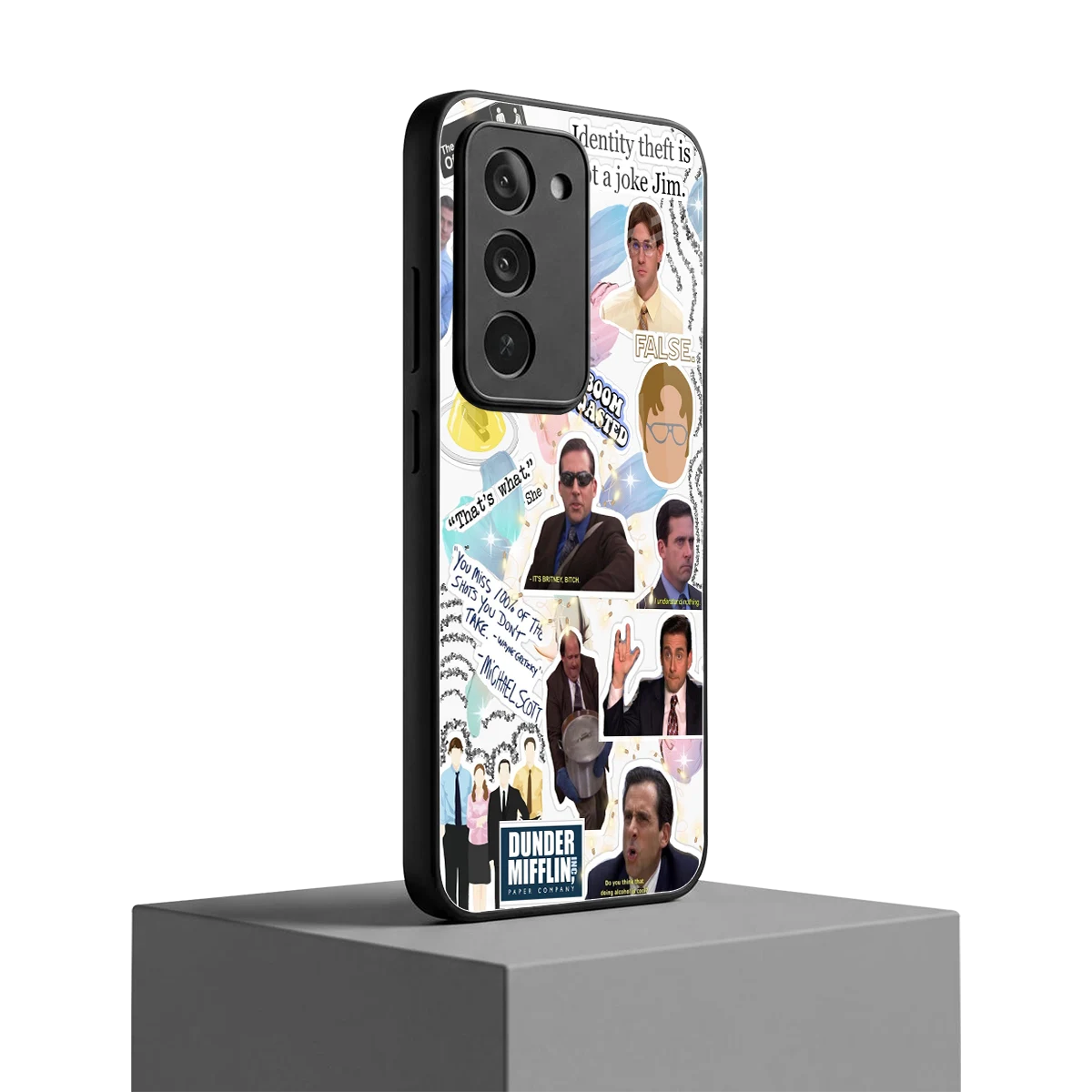 Office Mix redmi 15 5g mobile cover | shockproof glass phone case