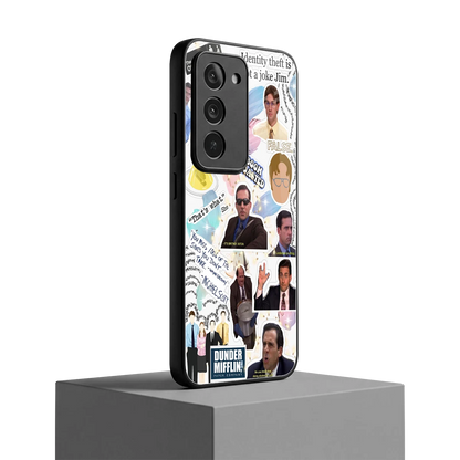 Office Mix redmi 15 5g mobile cover | shockproof glass phone case