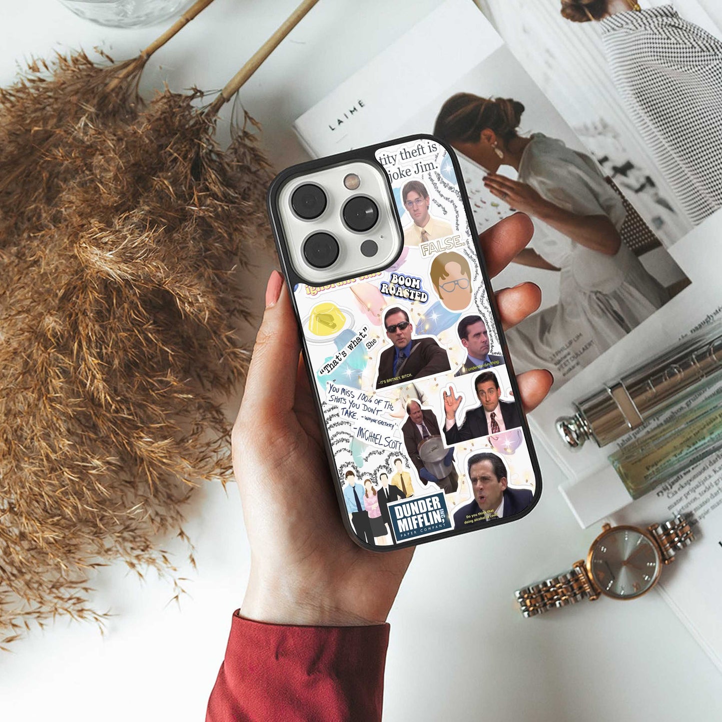 Office Mix Phone Case for Iphone 16 | Glass Case