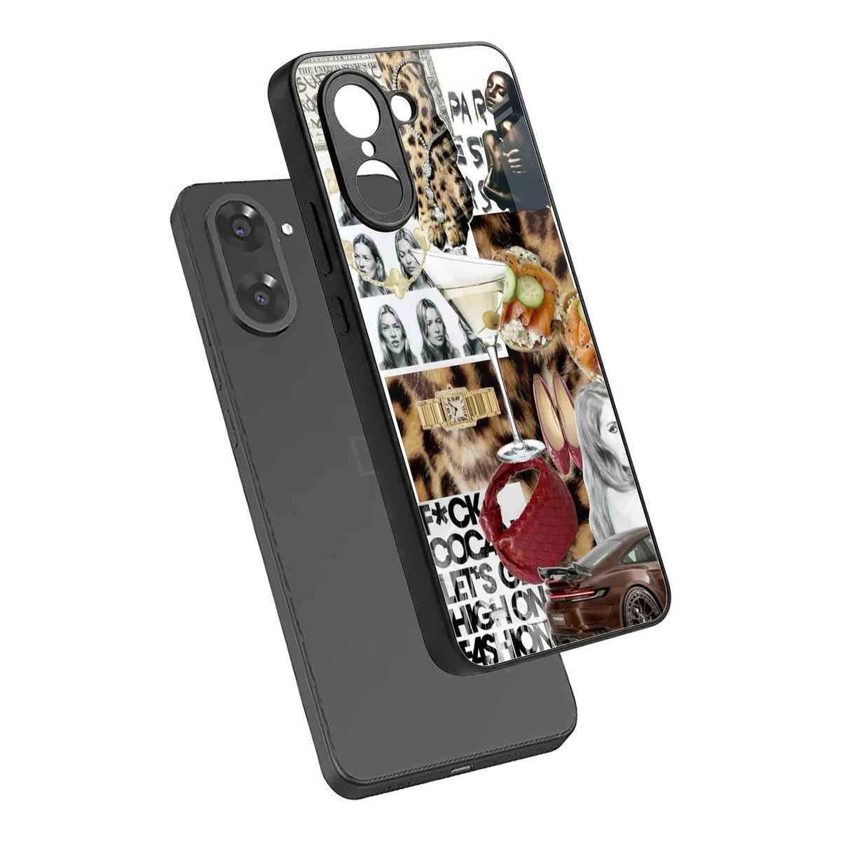 Old Money Mood sleek oneplus nord ce5 5g cover with tempered glass back and TPU edges