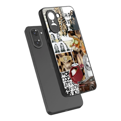 Old Money Mood sleek oneplus nord ce5 5g cover with tempered glass back and TPU edges