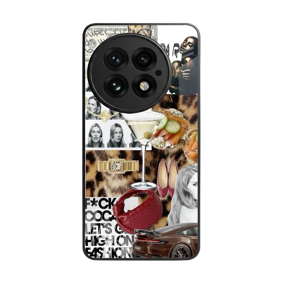 Old Money Mood back phone cover | glass case for oneplus 13
