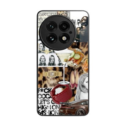 Old Money Mood back phone cover | glass case for oneplus 13