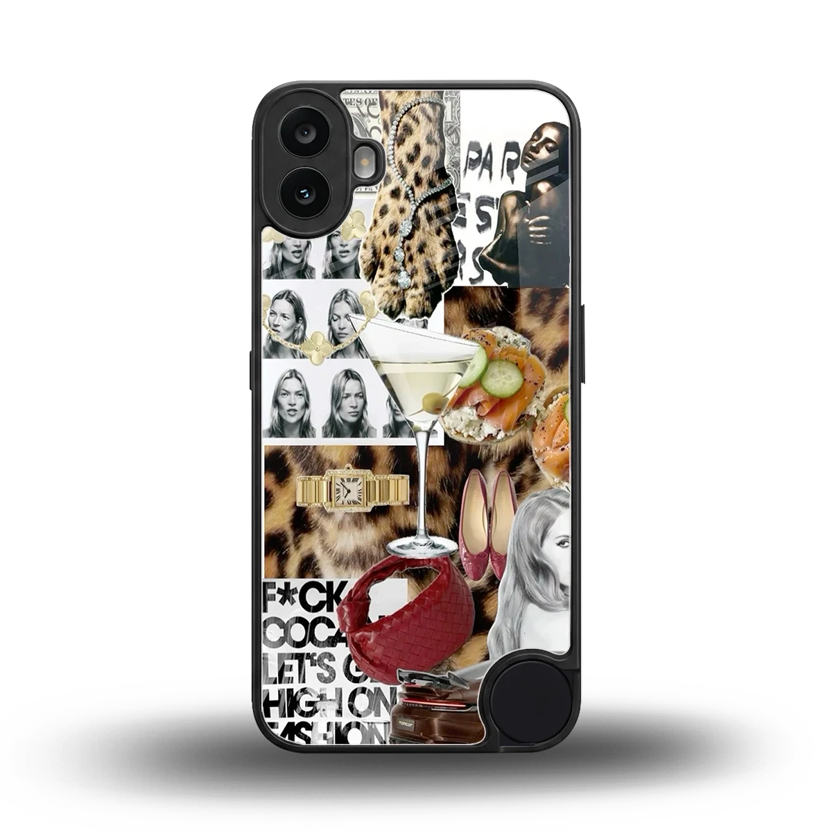Old Money Mood back phone cover | glass case for cmf nothing phone 1