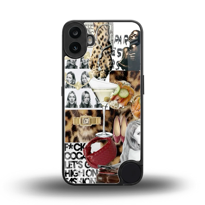 Old Money Mood back phone cover | glass case for cmf nothing phone 1