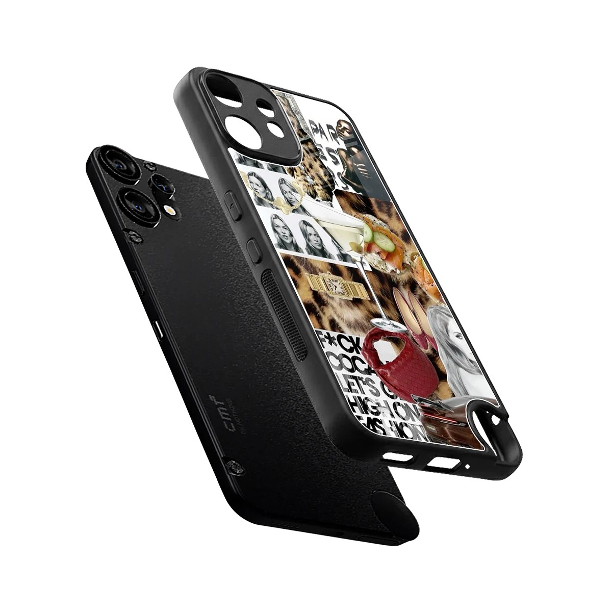 Old Money Mood sleek cmf nothing phone 2 pro cover with tempered glass back and TPU edges