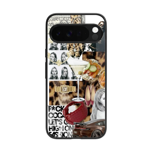 Old Money Mood back phone cover | glass case for google pixel 10 pro xl