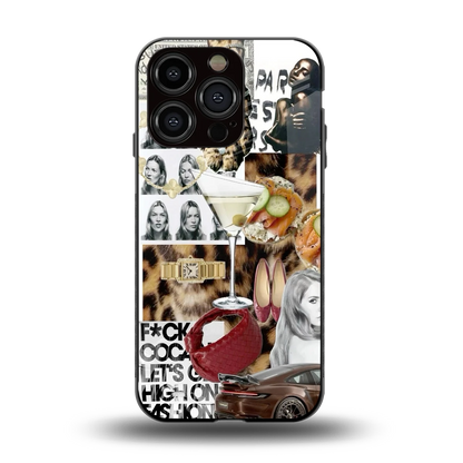 Old Money Mood back phone cover | glass case for iphone 13 pro