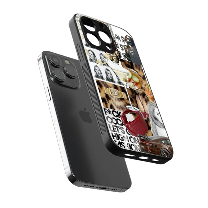 Old Money Mood sleek iphone 13 pro cover with tempered glass back and TPU edges
