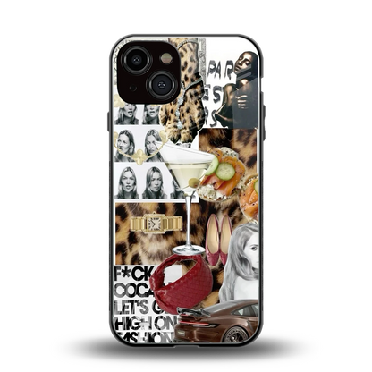 Old Money Mood back phone cover | glass case for iphone 13
