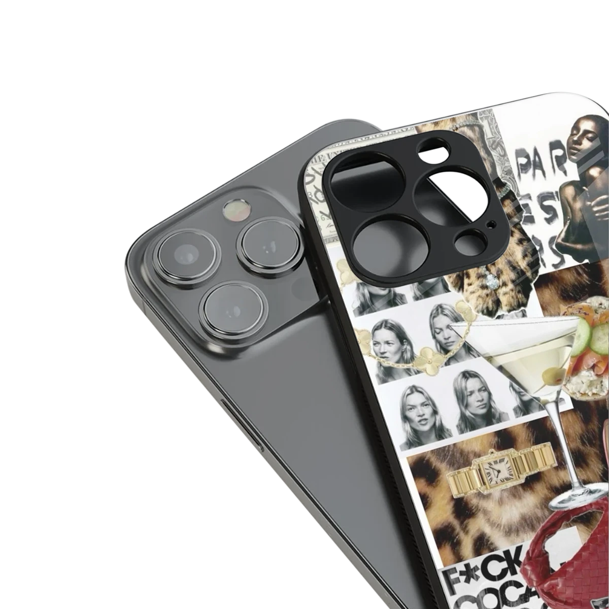 Old Money Mood stylish phone case for iphone 13 pro | glossy glass and slim fit