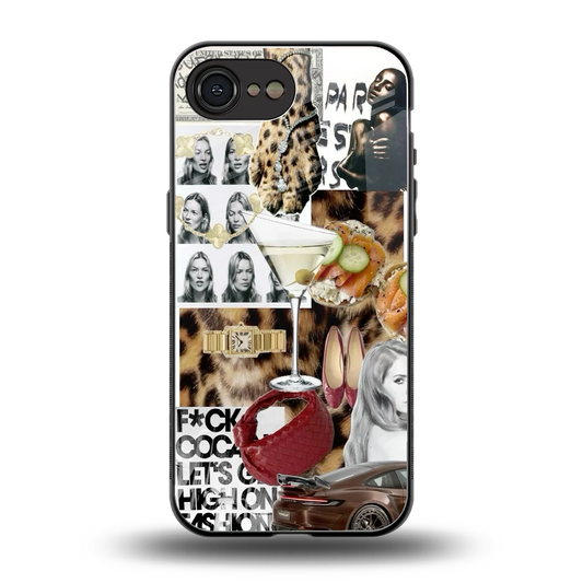 Old Money Mood back phone cover | glass case for iphone 16e