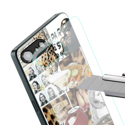 Old Money Mood stylish phone case for iphone 16e | glossy glass and slim fit